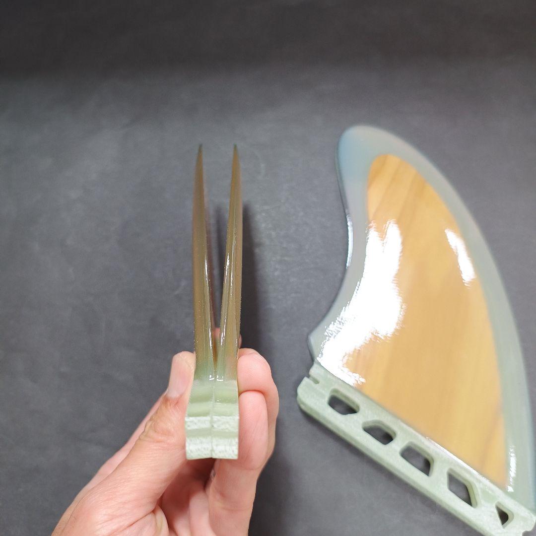 フューチャーフィン対応　ウッドコア　クワッドフィン　ナチュラルウッド