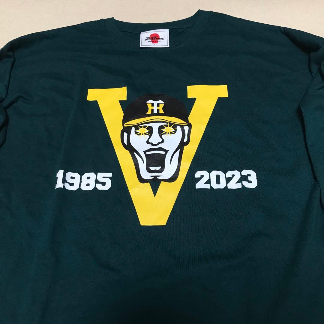 阪神タイガース XL パンクドランカーズ 未使用 Tシャツ 緑 ロンt 優勝