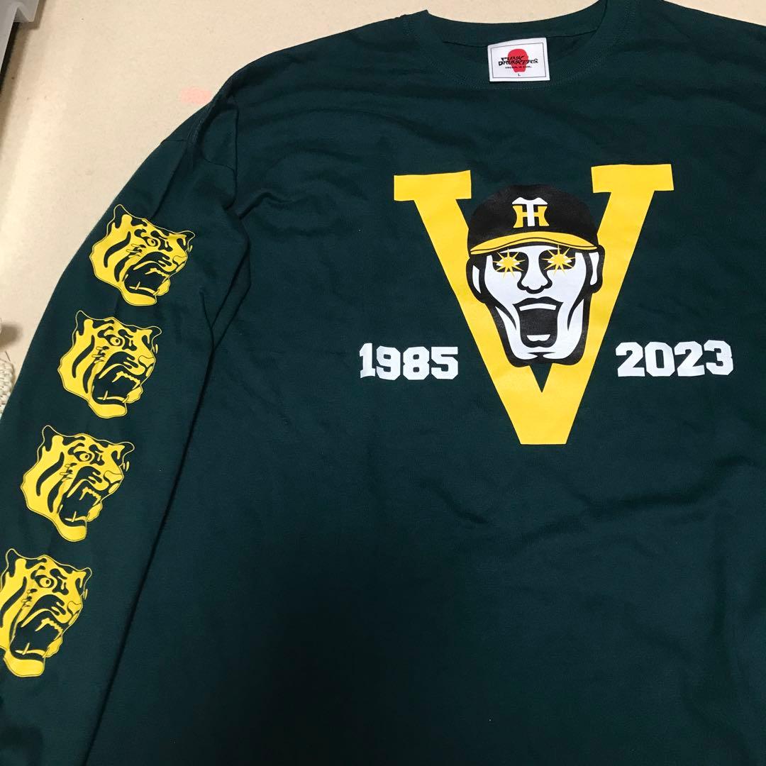 阪神タイガース XL パンクドランカーズ 未使用 Tシャツ 緑 ロンt 優勝