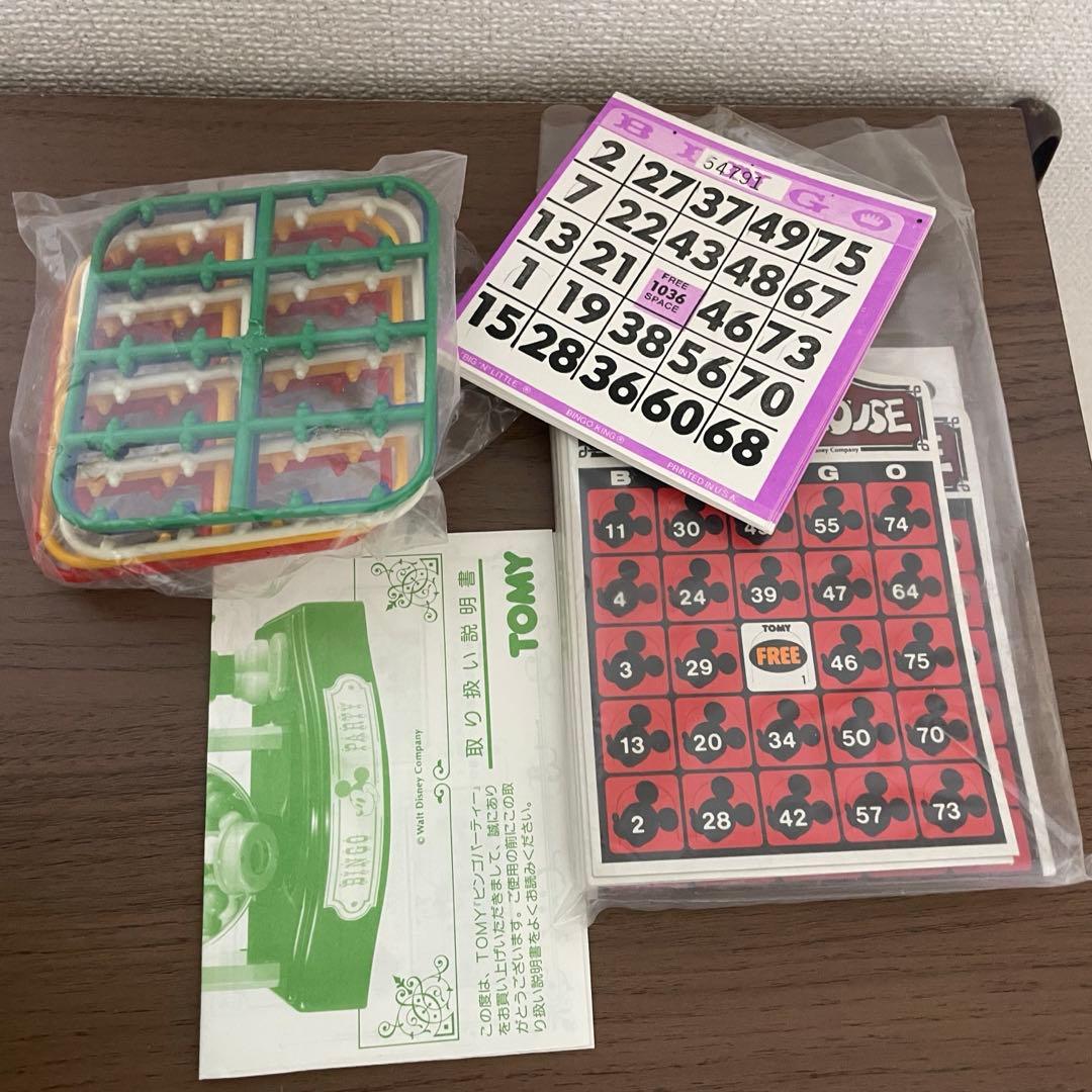 トミー ディズニー ビンゴパーティー 動作確認済み ビンゴマシーン ミッキー