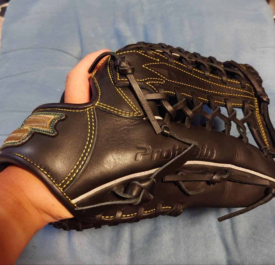 ＳＳＫプロブレイン軟式グローブ外野用　黒