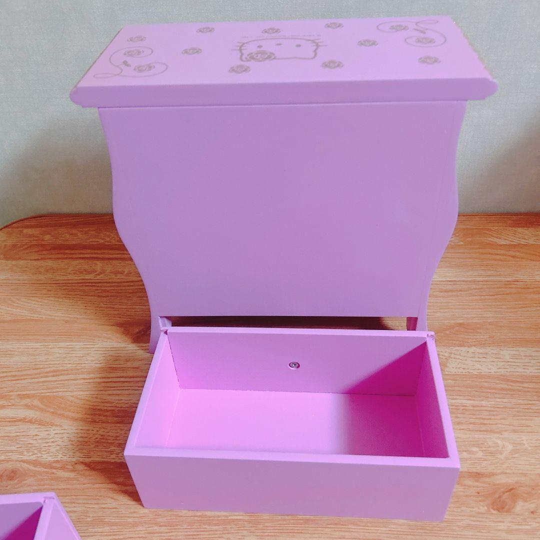 激レア 未使用 ハローキティ バラ 薔薇 チェスト アクセサリーケース 小物入れ
