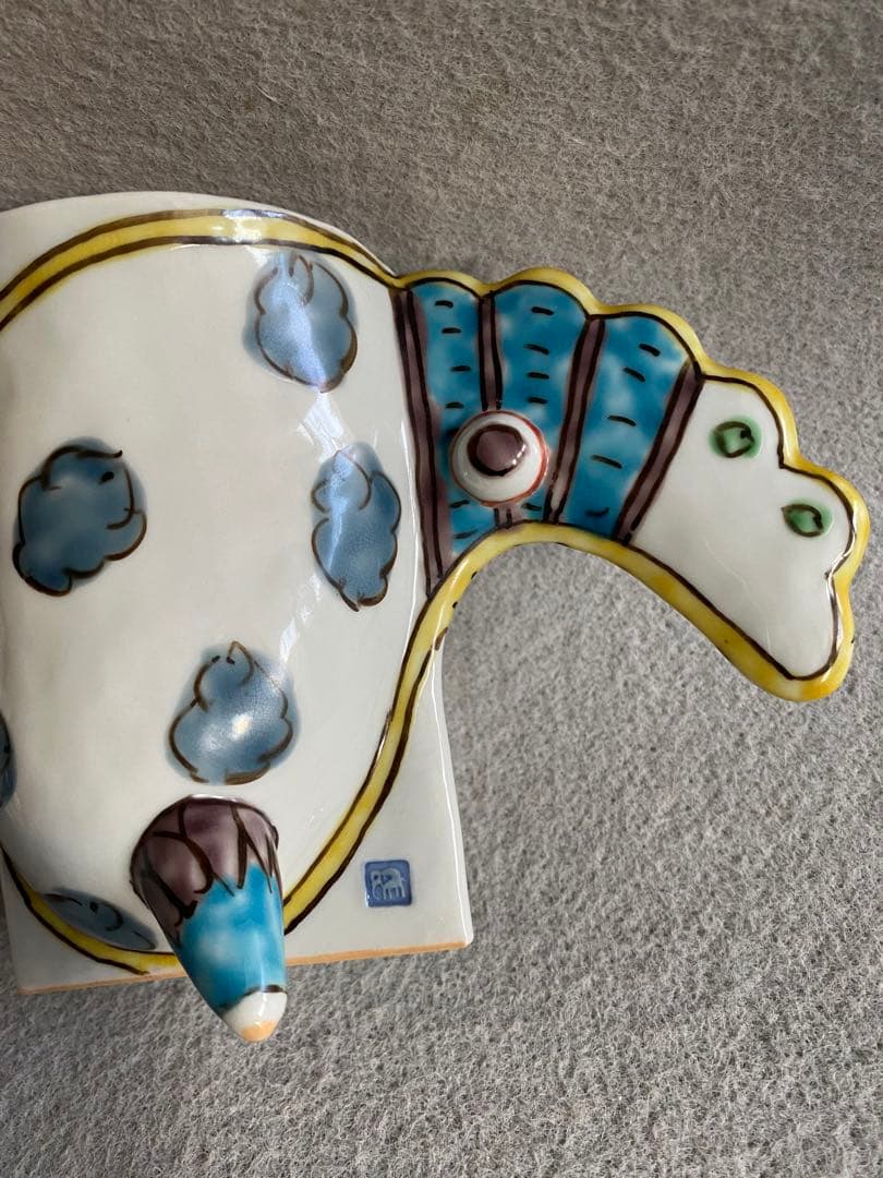 【九谷焼・磁器工房白象／山下一三】羽根カップ（雲・ドット）