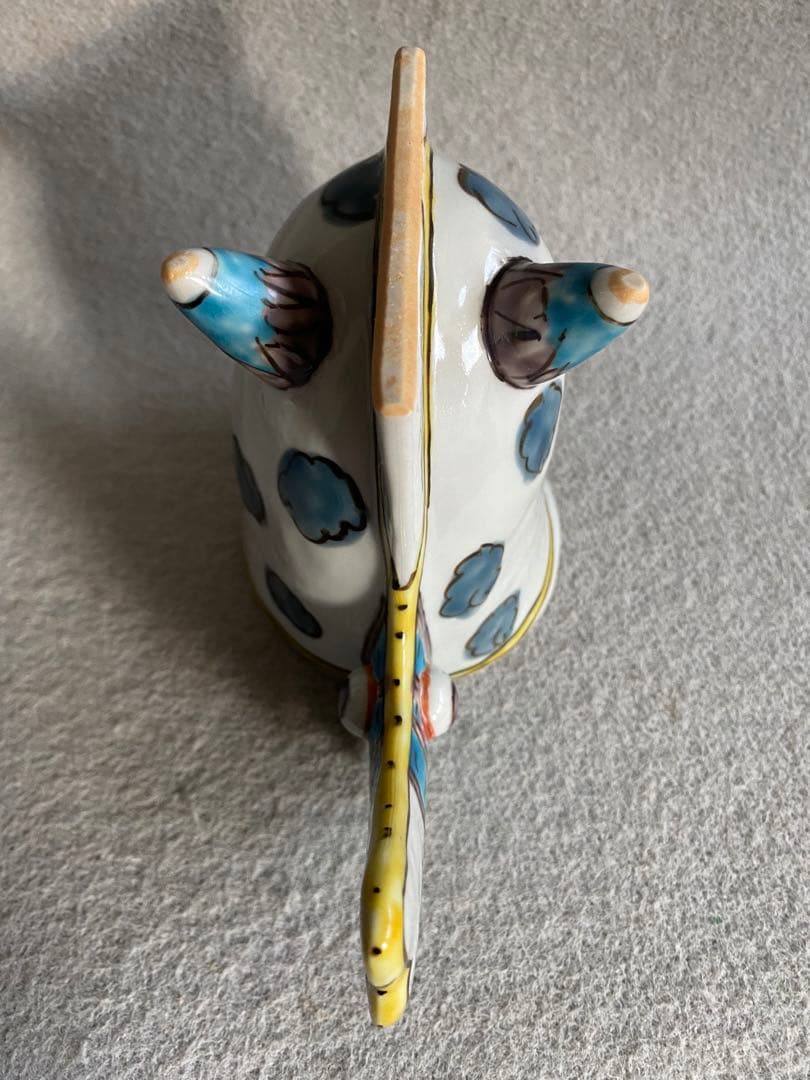 【九谷焼・磁器工房白象／山下一三】羽根カップ（雲・ドット）