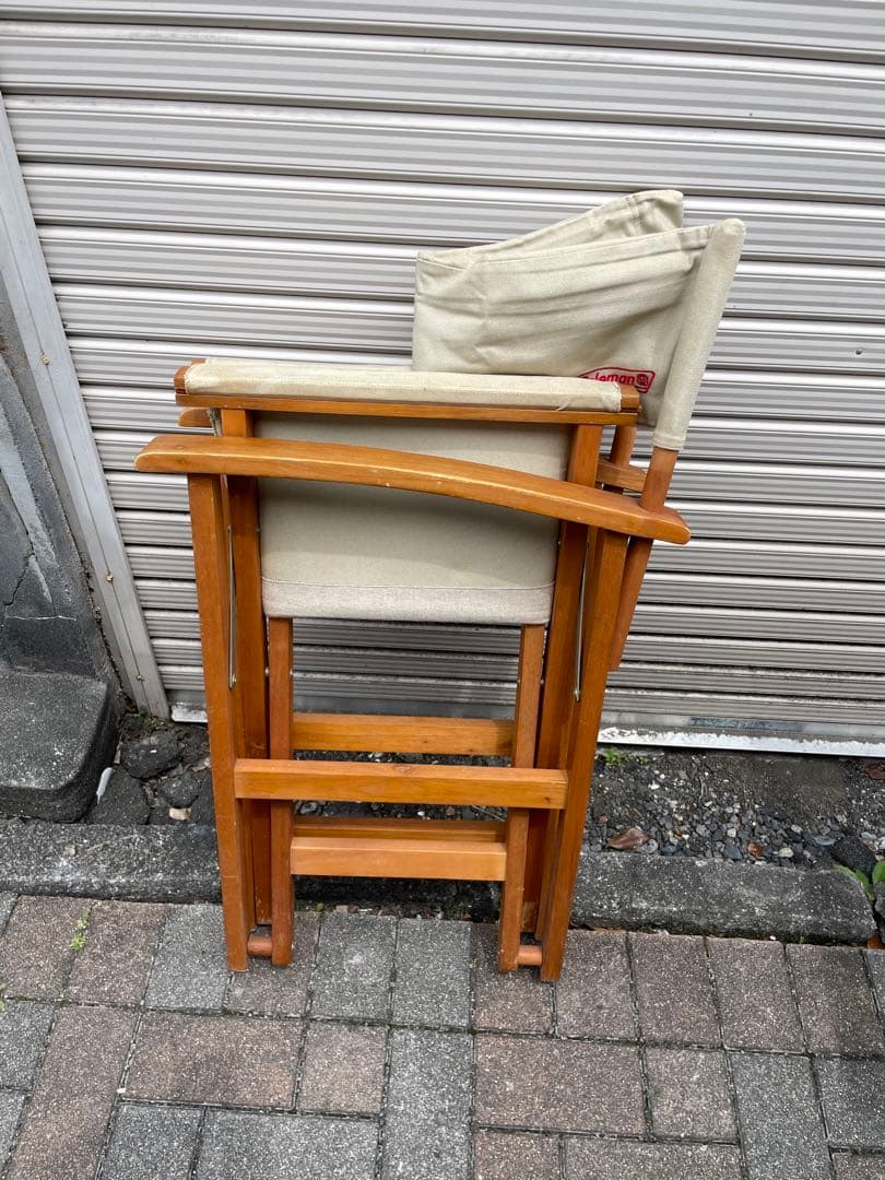 コールマンウッドチェアー　Coleman ビンテージ