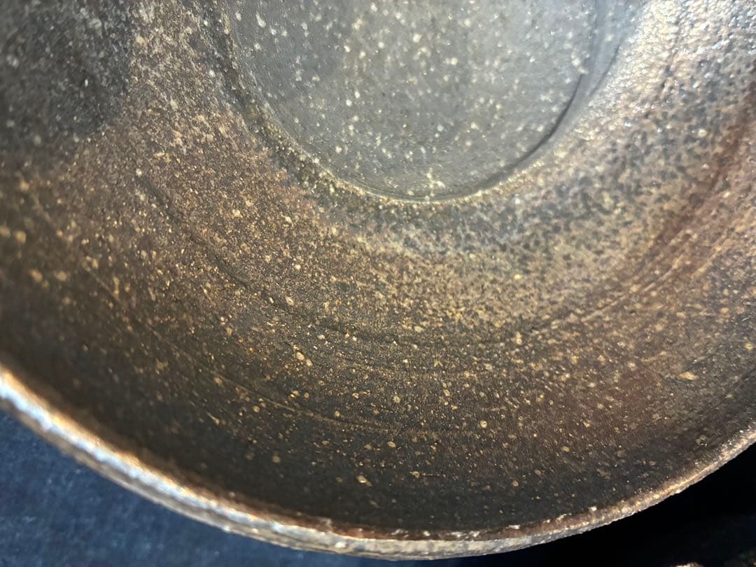 岩谷窯　山本教行　片口小鉢　5客　傷無　直径14.4センチ　民藝　吉田璋也に師事