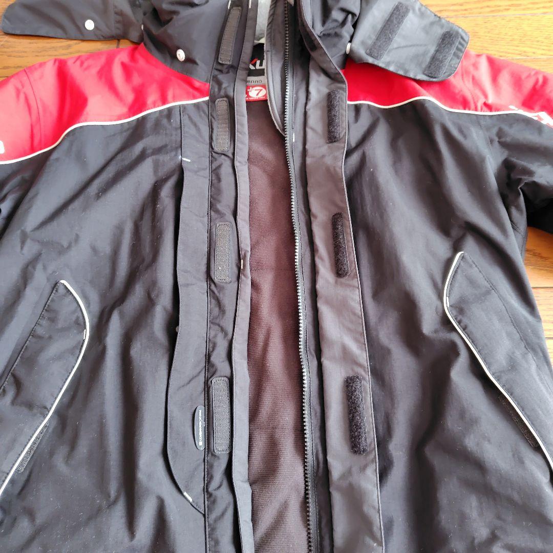 SHIMANO NEXUS 防寒着セット M 黒/赤　STRV＋7