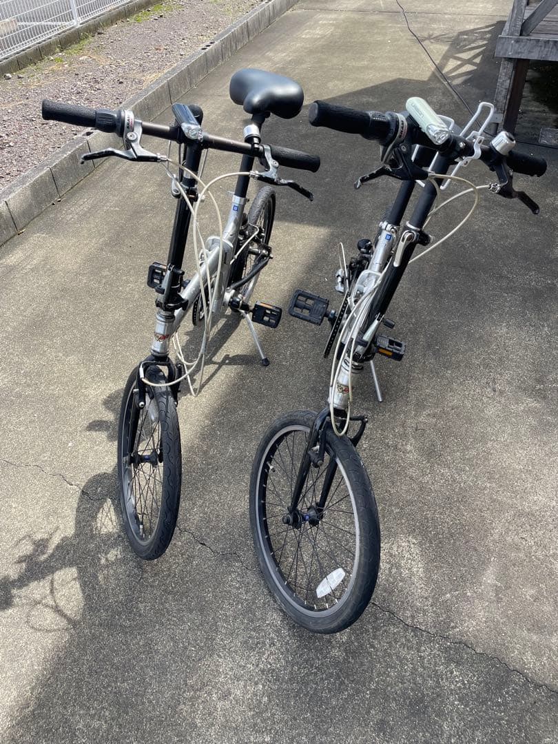 GM 20インチ　折り畳み自転車　2台セット　シルバー