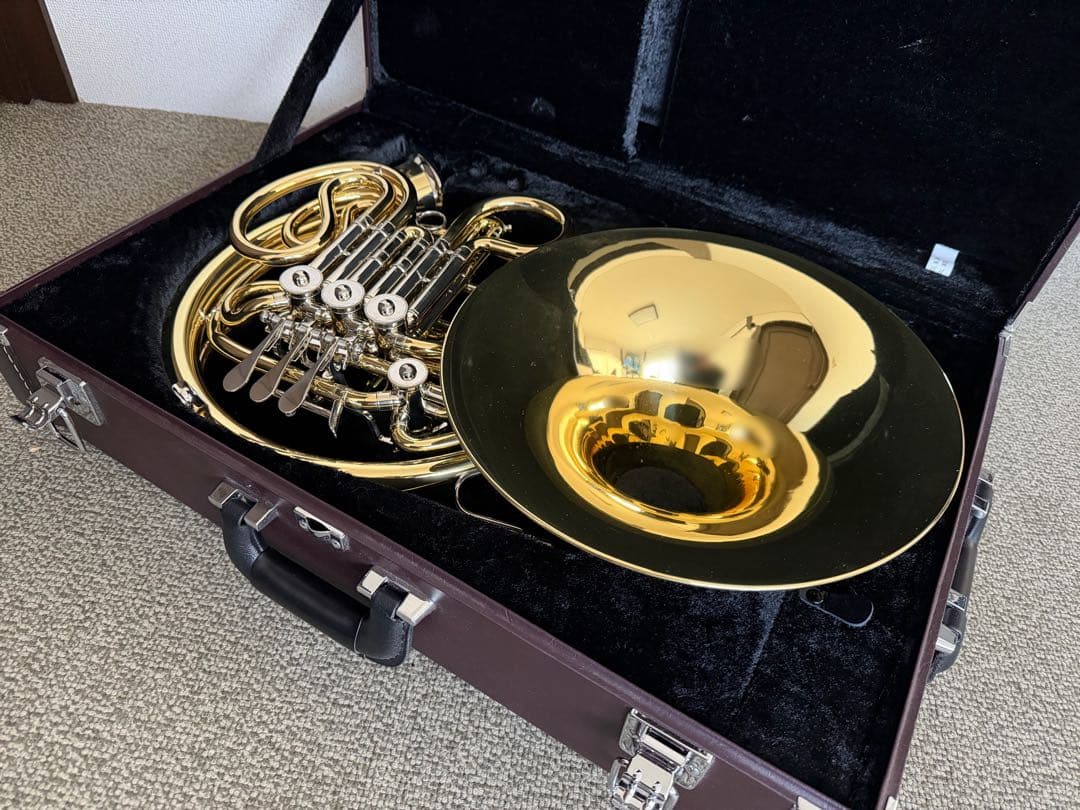 YAMAHA YHR668D フレンチホルン フルダブル 本体 ケース付き