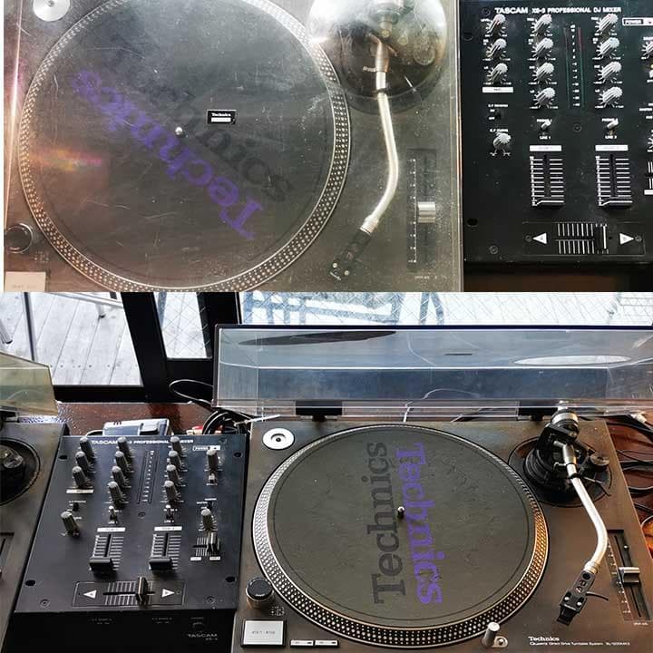 SL-1200MK3 2台針付、ミキサー、PCDJ他セット　引取のみ9千値引