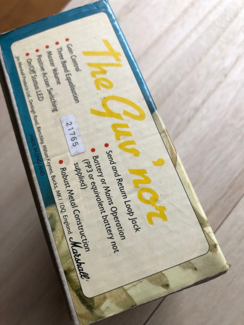 Marshall The Guv'nor ギターエフェクター　英国製オリジナル