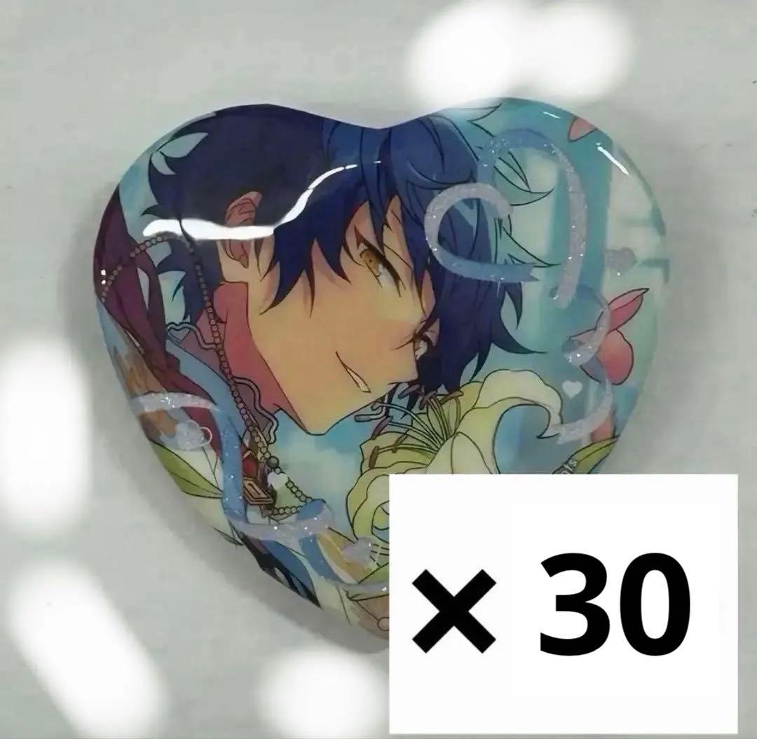 あんスタ　ジュン　ホワイトデーハート缶バッジ