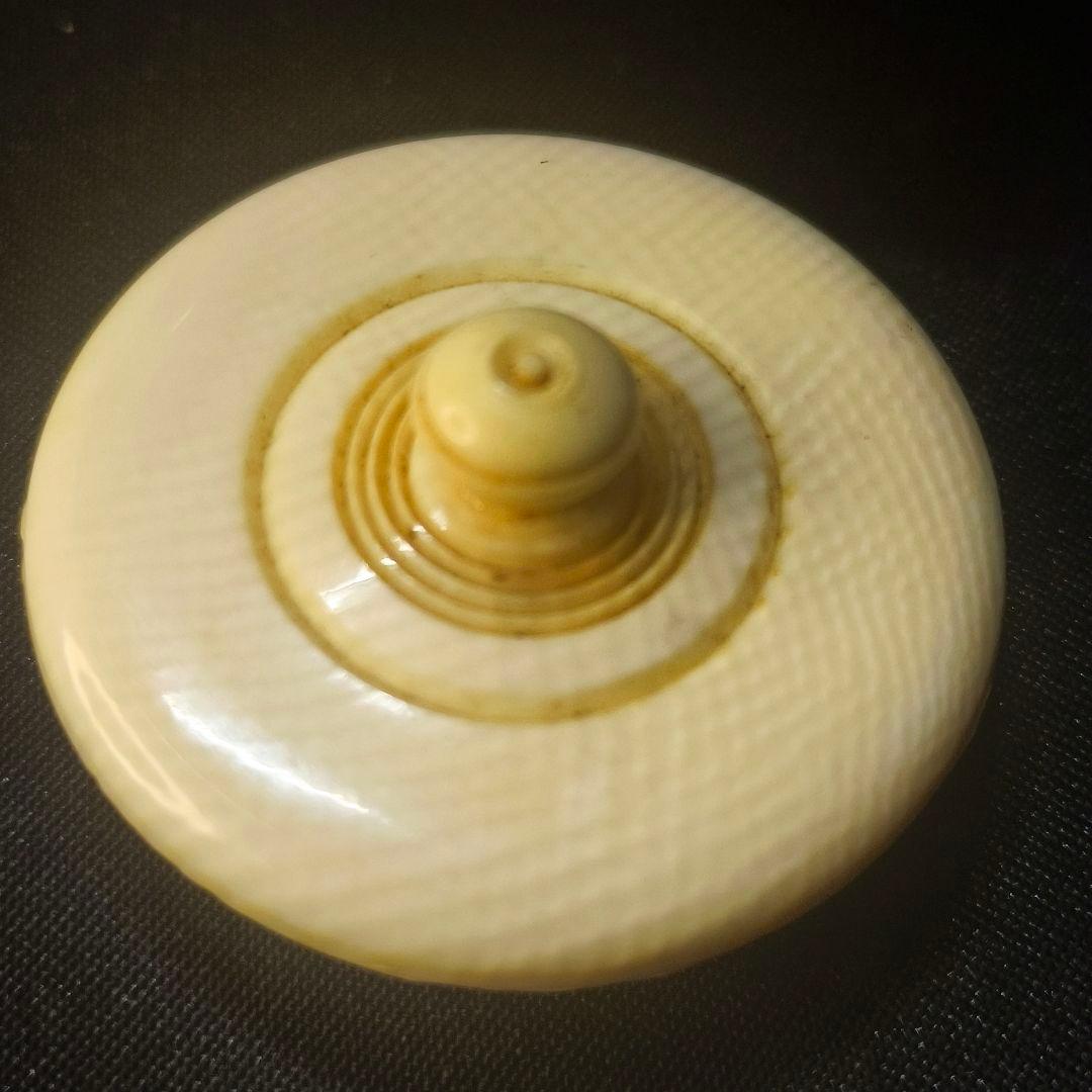 茶道具 備前焼茶入 肩衝茶入　市野信水造 窯変茶器 縞模様蓋 未使用美品旧家蔵出