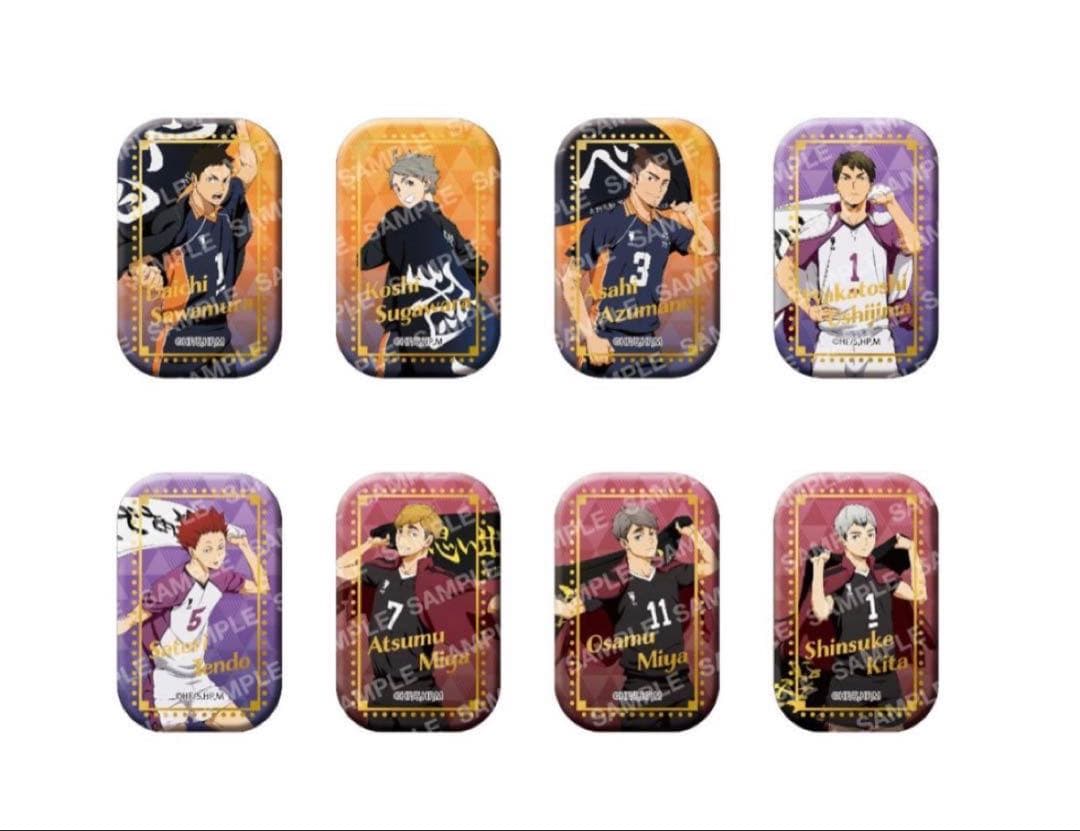 ハイキュー‼︎ スクエア缶バッジ 横断幕第一弾 第二弾 セブンネット限定　2BOX