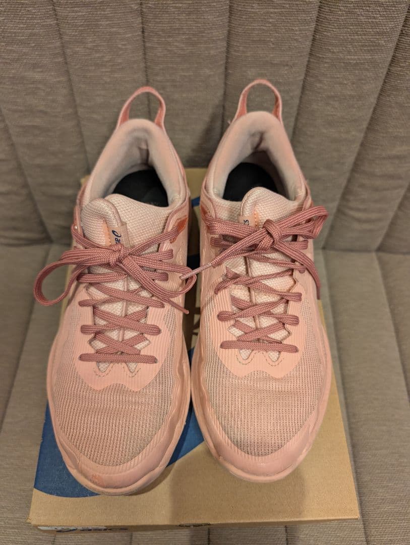 asics GLIDE NOVA FF 4 25.0cm ピンク/ホワイト