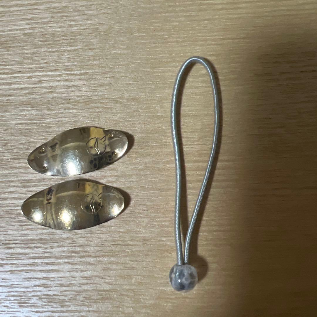 リーフレック33ミリ　ソリッドシルバー×ゴールドプレート