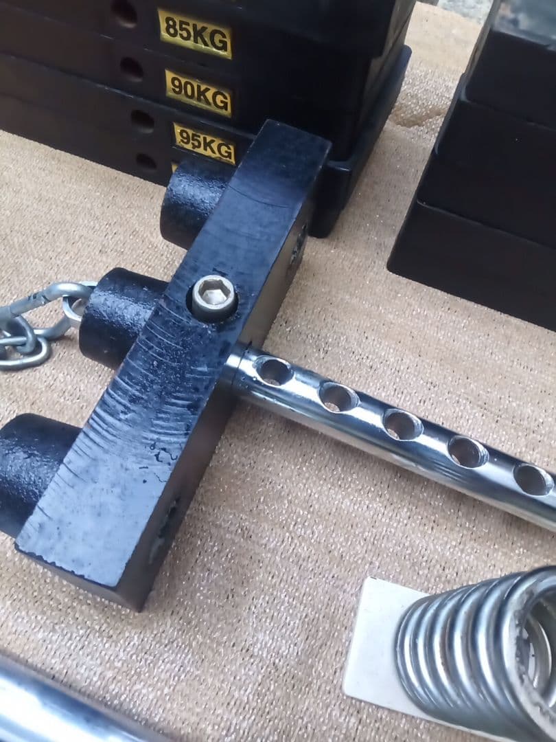 ウェイトスタック　重量計100kg　ラットプルバー　引渡限定