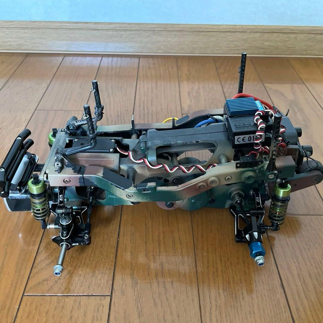 タミヤ ワイルドウイリー2 WR02 幌 スリックタイヤ　ラウンドタイヤ