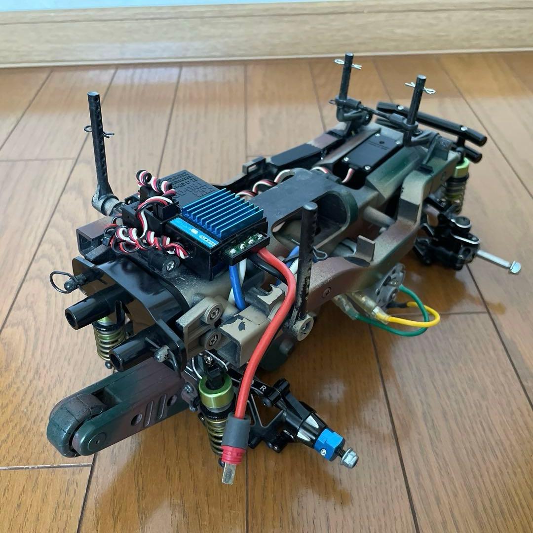 タミヤ ワイルドウイリー2 WR02 幌 スリックタイヤ　ラウンドタイヤ