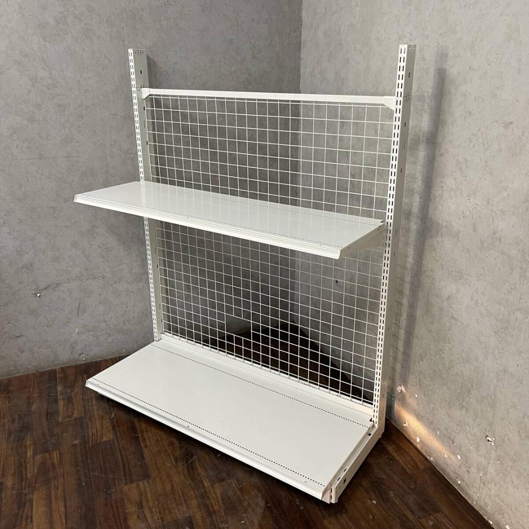 店舗 業務用 陳列棚 スチール 片面 ラック 飾り棚 ディスプレイ