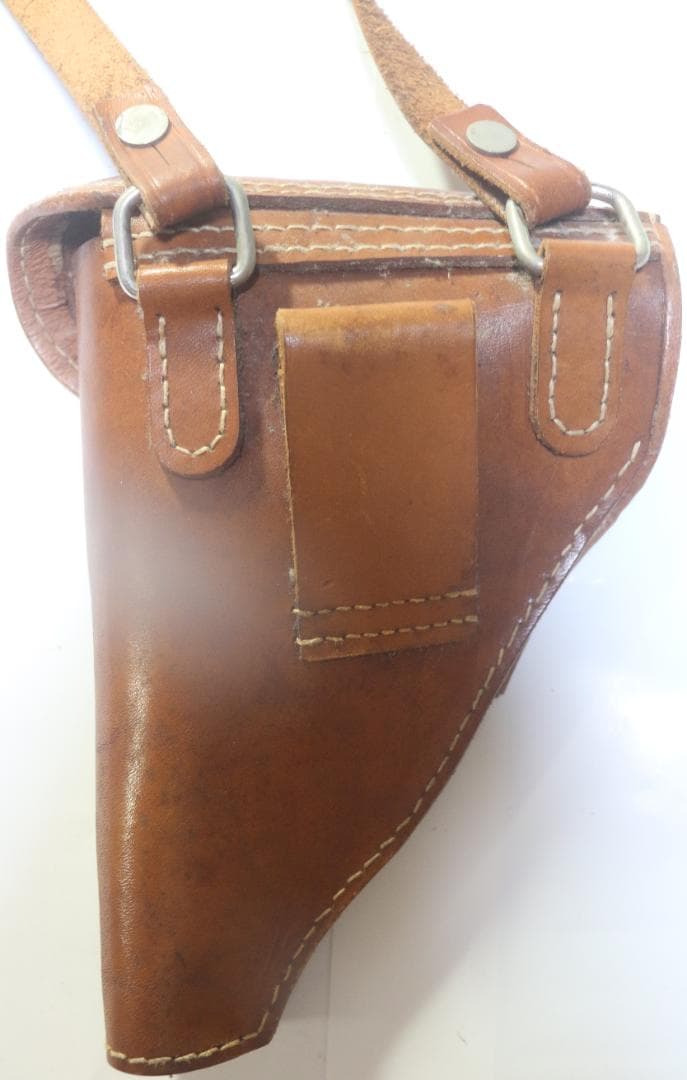 超貴重　旧陸軍　９４式自動拳銃用革製レプリカホルスター　　中古品