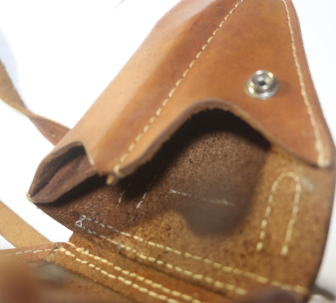 超貴重　旧陸軍　９４式自動拳銃用革製レプリカホルスター　　中古品