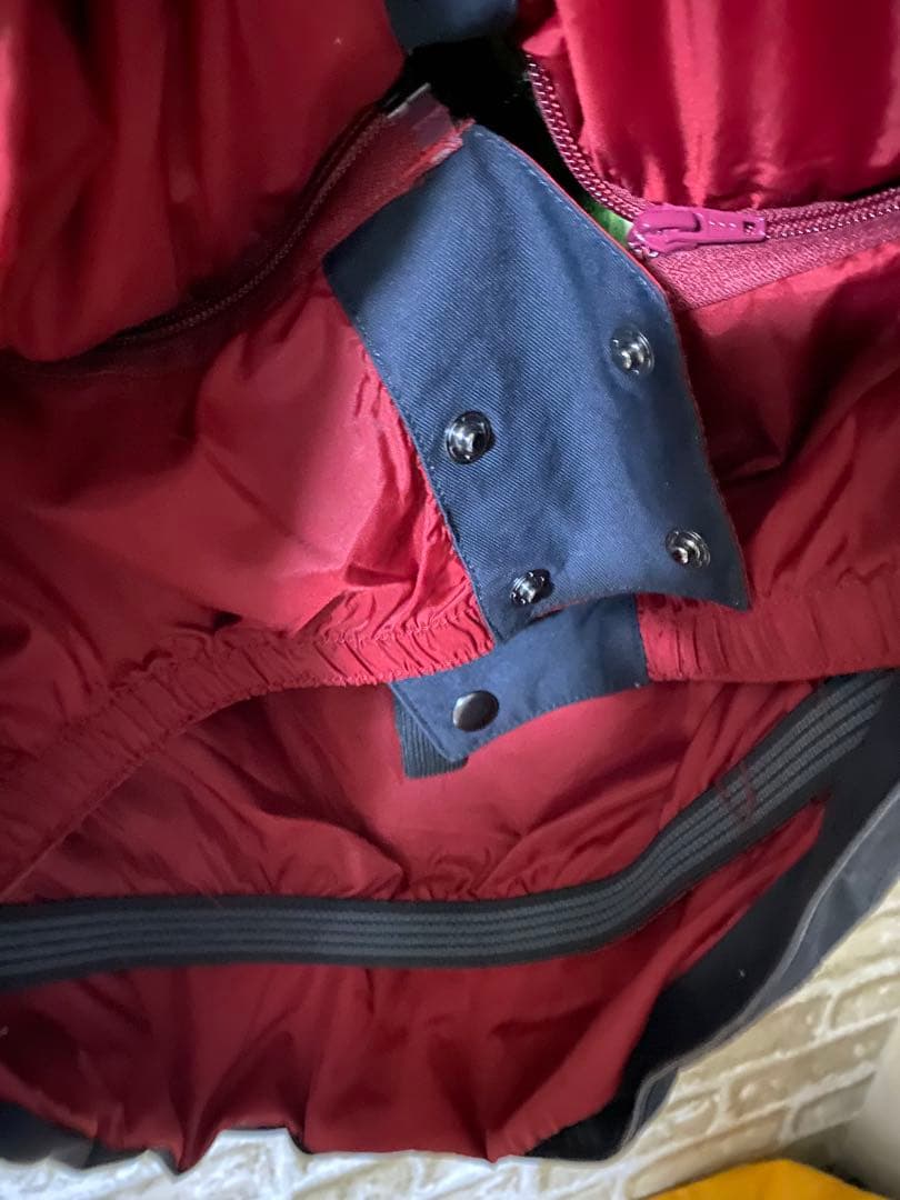 Burton レディースM ボードジャケット　総柄　キルティング　ヒッコリー