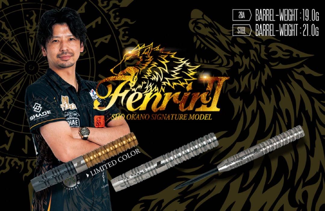 【ティガ】フェンリル2 岡野翔モデル 2BA タングステン　ダーツ
