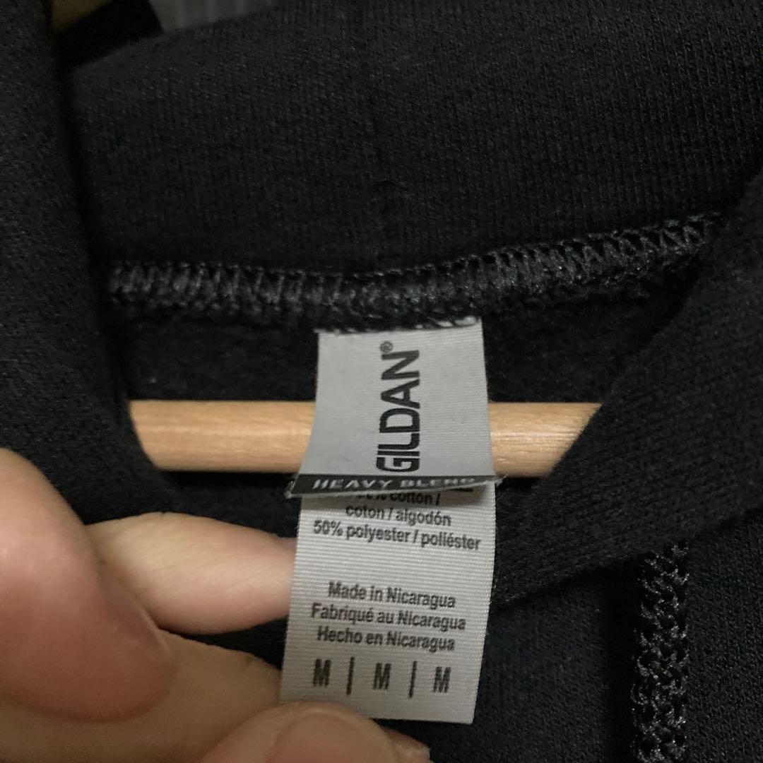 KNOSIS 蛇デザイン フーディ Mサイズ GILDAN