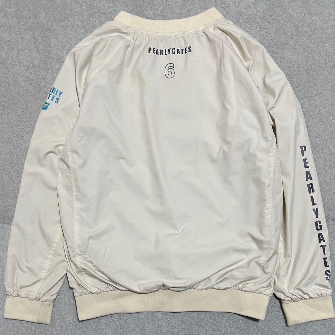 2(M)✨ パーリーゲイツ　スニード　ナイロンジャケット　ホワイト　ゴルフウェア