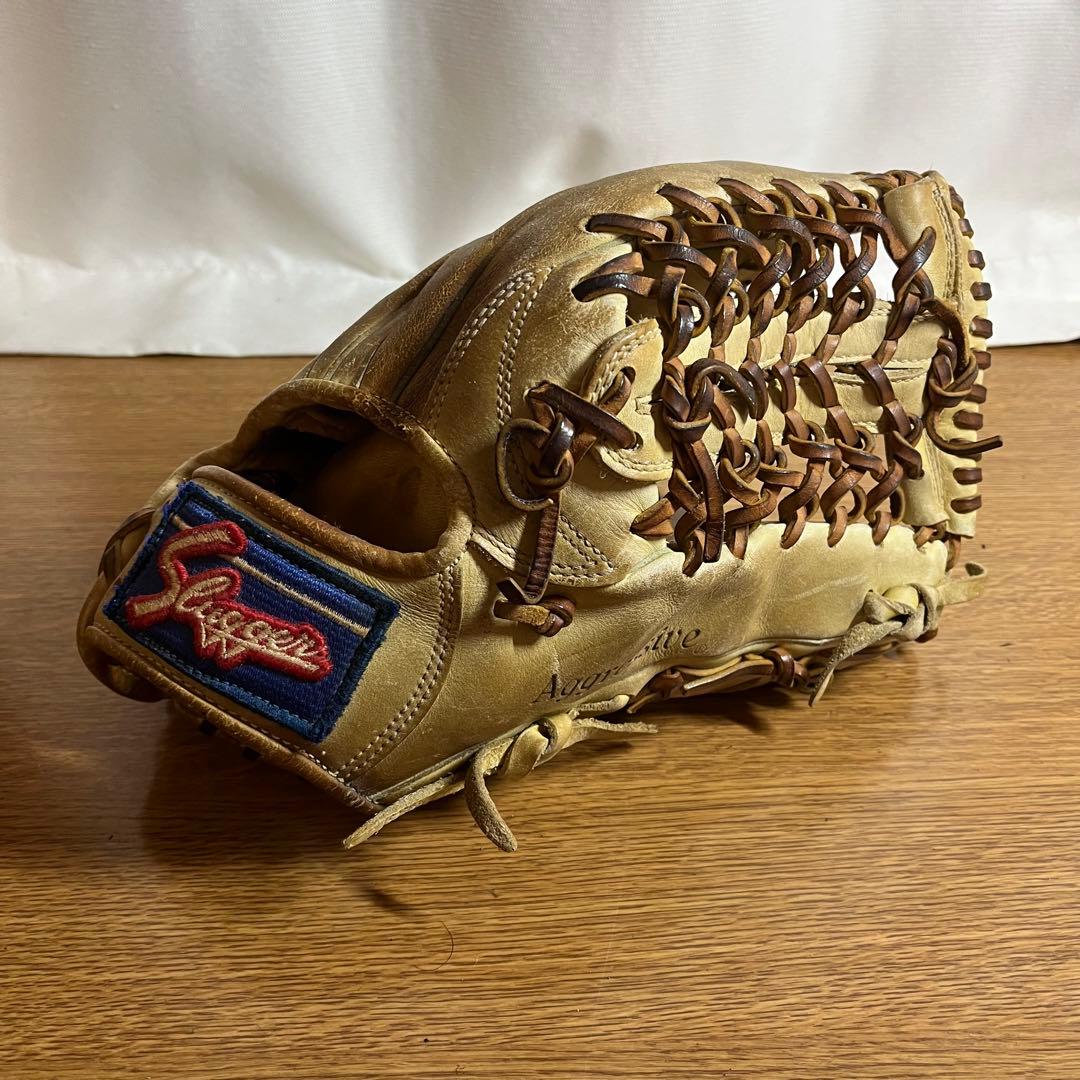 久保田スラッガー 一般軟式 グローブ グラブ 外野用 使用感強