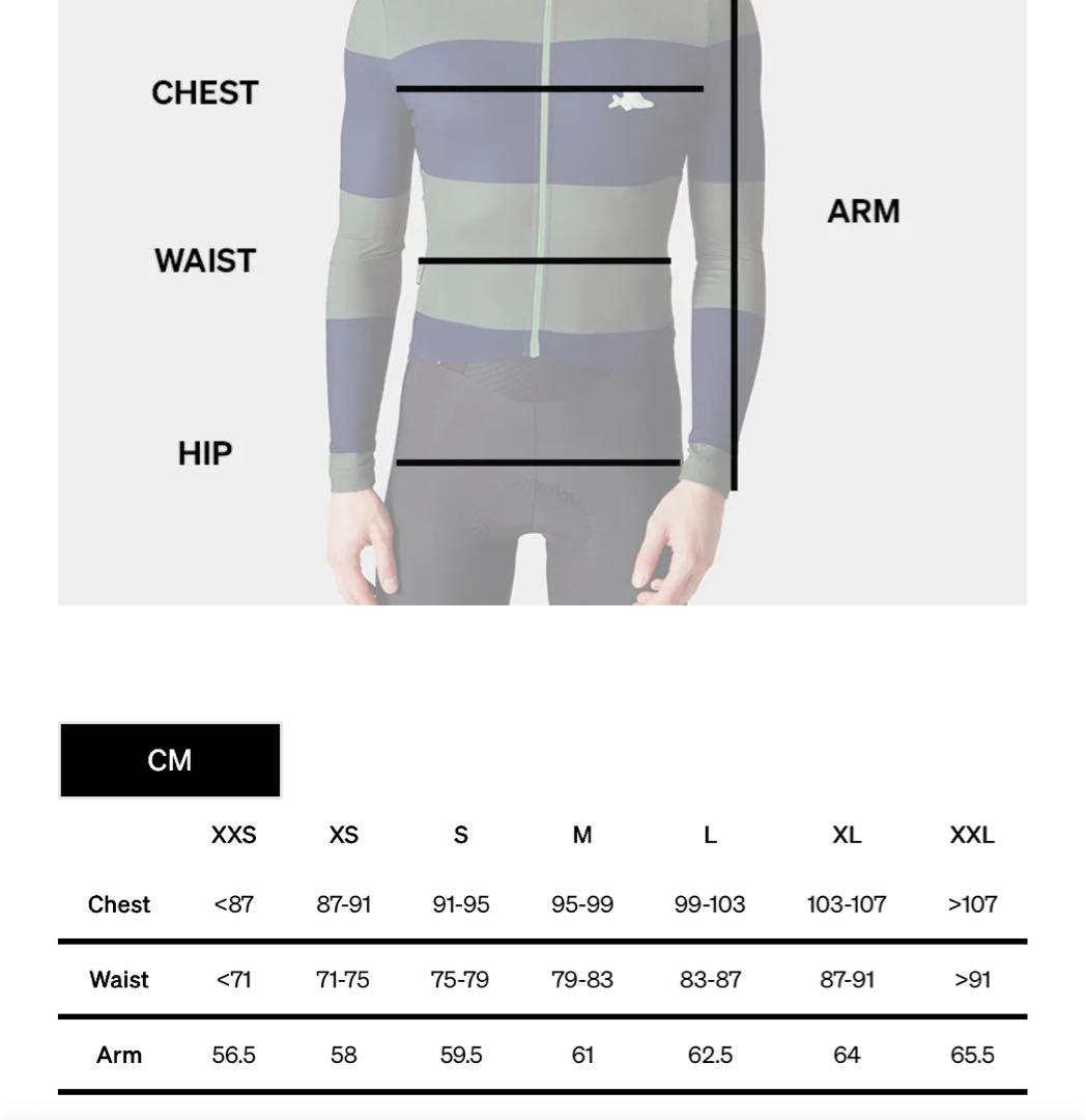Cafe du Cycliste サーマルサイクルジャージ メンズSサイズ
