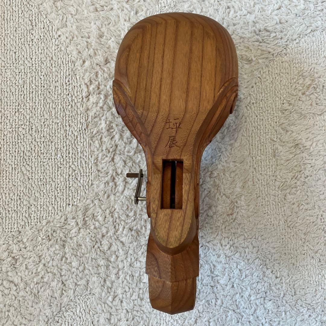 墨壺 坪辰作 欅 鶴亀 大工道具 工芸品 墨壷 墨つぼ すみつぼ けやき ケヤキ