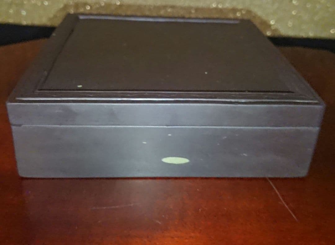 古硯 古端渓『蓋付 墨池』硯 書道具 骨董 アンティーク