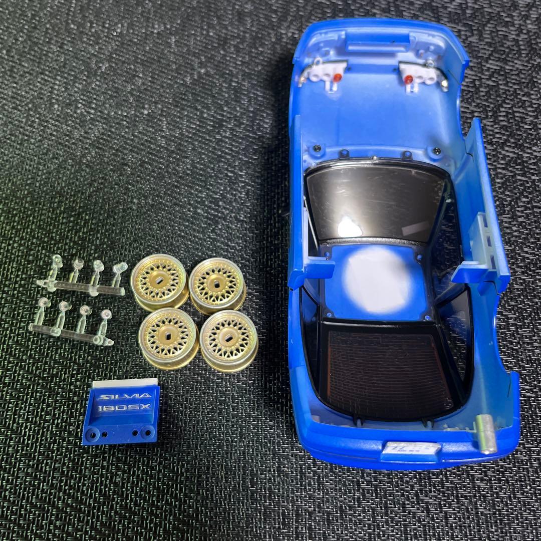 ミニッツ　シルエイティ　コバルトブルー　フルエアロ　3連プロジェクター