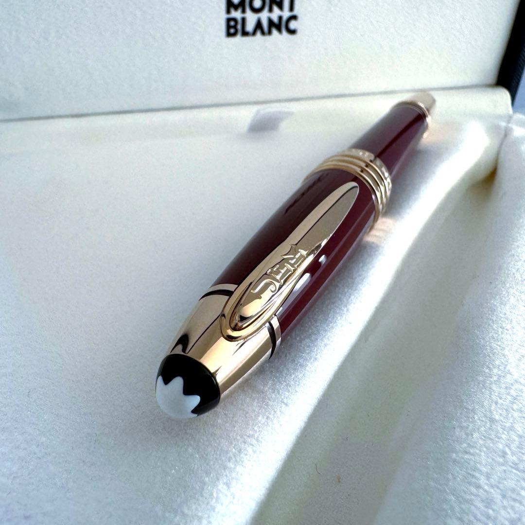 新品 モンブラン 万年筆 JFK ゴールド バーガンディ レッド