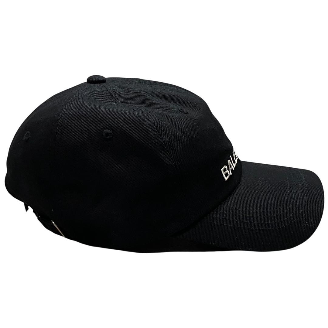 BALENCIAGA バレンシアガ キャップ ブラック 男女兼用 ゴルフ ロゴ柄