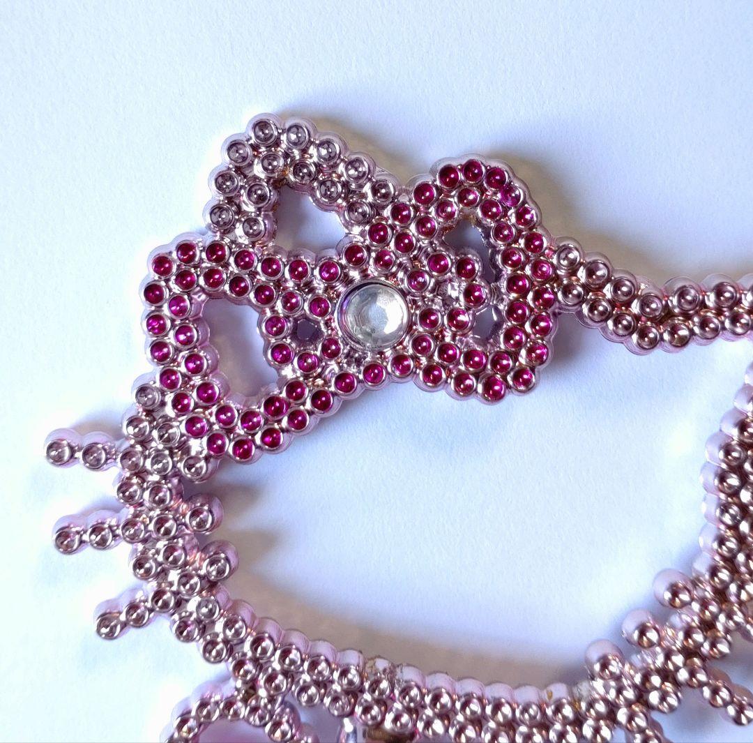 ハローキティ 杖 ステッキ キラキラ ラインストーン ピンク 平成レトロ