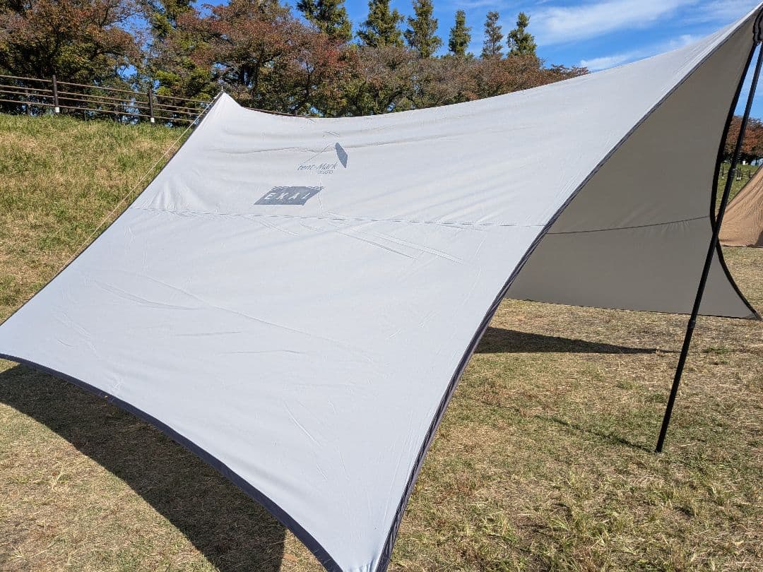 テンマクデザイン　焚火タープTCコネクトヘキサ×TINY GARDEN EKAL