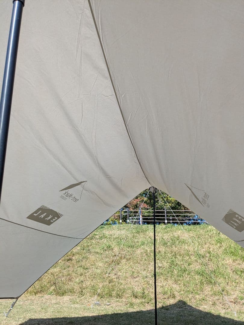 テンマクデザイン　焚火タープTCコネクトヘキサ×TINY GARDEN EKAL