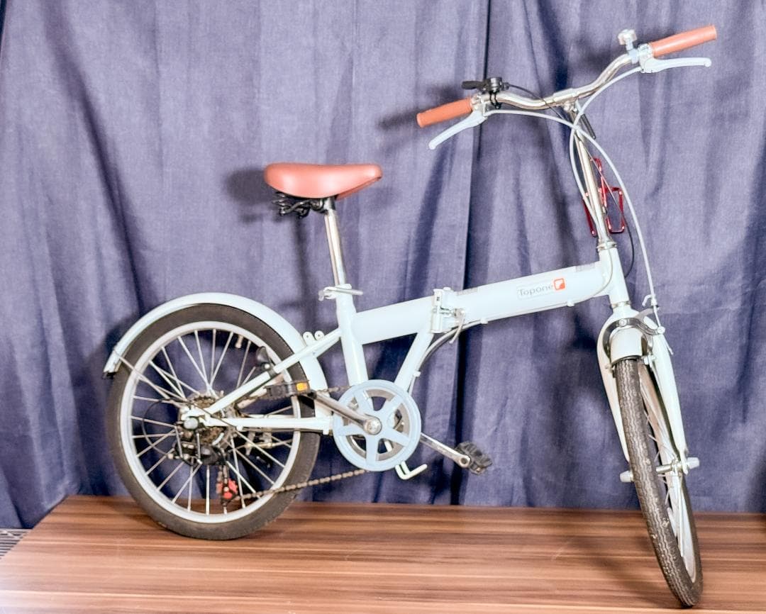 持ち運びラクラク！Topone 折りたたみ自転車 20インチ 6段変速付き