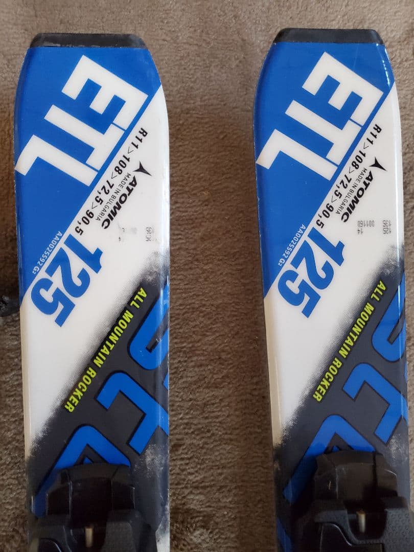 【美品】ATOMICミドルカービングスキー☆ブーツ25cm☆ロシニョールストック