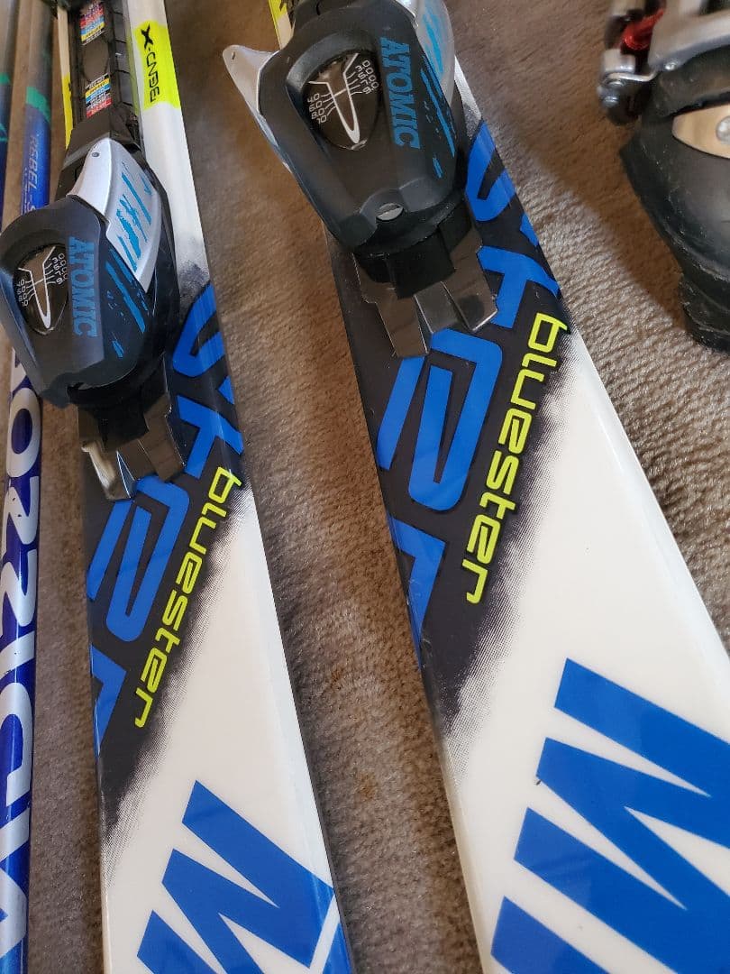【美品】ATOMICミドルカービングスキー☆ブーツ25cm☆ロシニョールストック