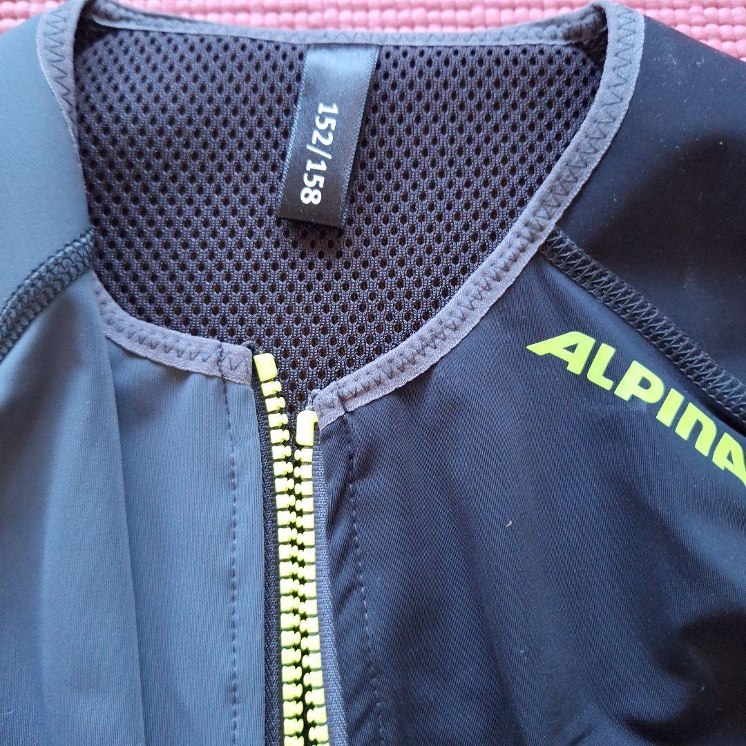 ALPINA メッシュフルジッパーベスト 152/158 ブラック