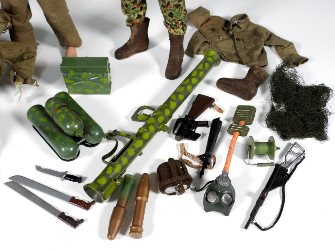 当時物1960年代 タカラコンバットジョーCOMBATJOE 3体セットおもちゃ