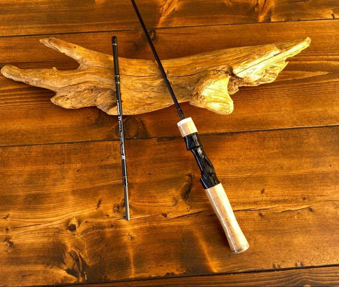 釣り竿セット　トラウトロッド　パックロッド　604UL 523UL 長さ調節可能