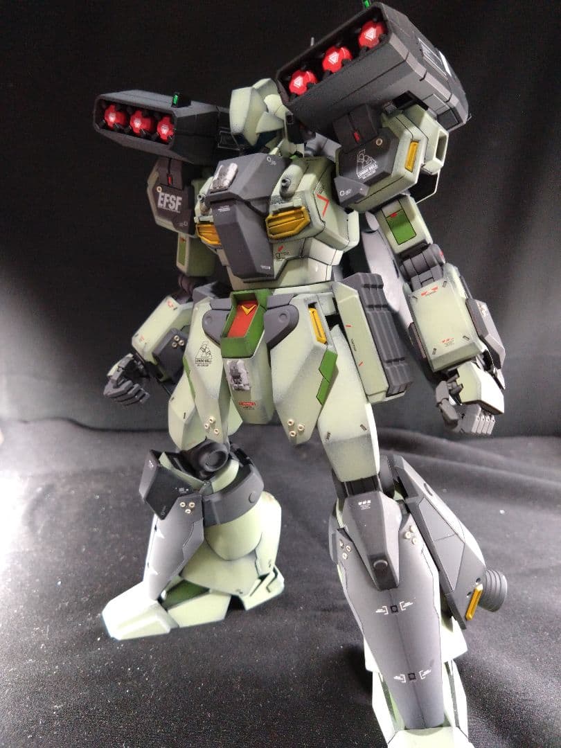 MG 1/100 RGM-89S スタークジェガン 改修塗装済完成品