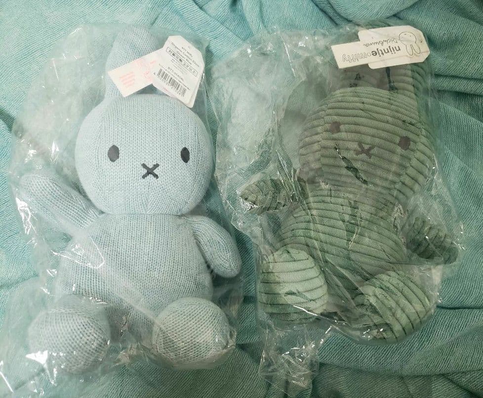 ボントントイズ　ミッフィー　ぬいぐるみ　5体　コーデュロイ　デニム コットン