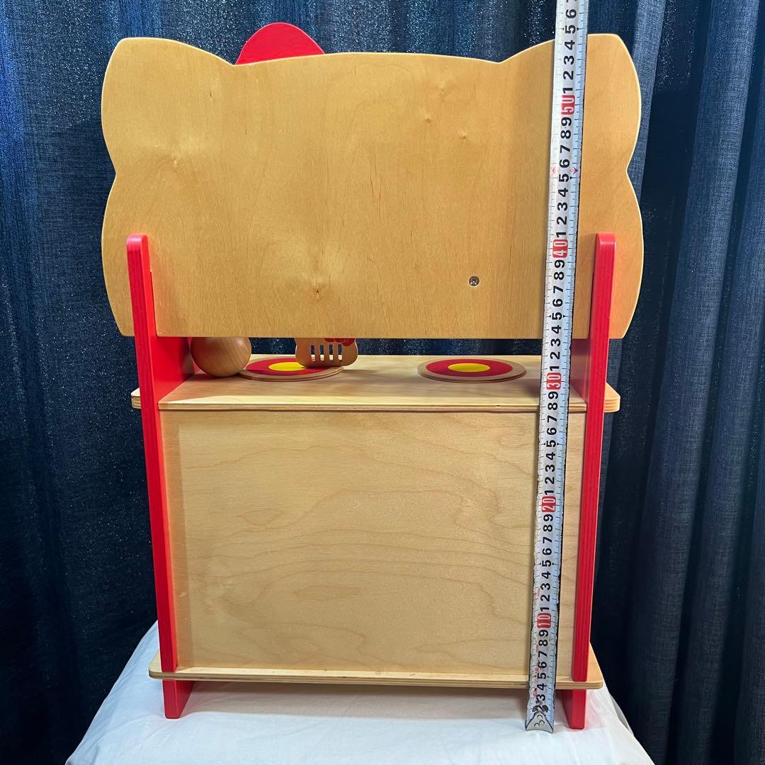 木製 ハローキティ キッチン コンロ ☆ 高さ 約55cm おままごと サンリオ