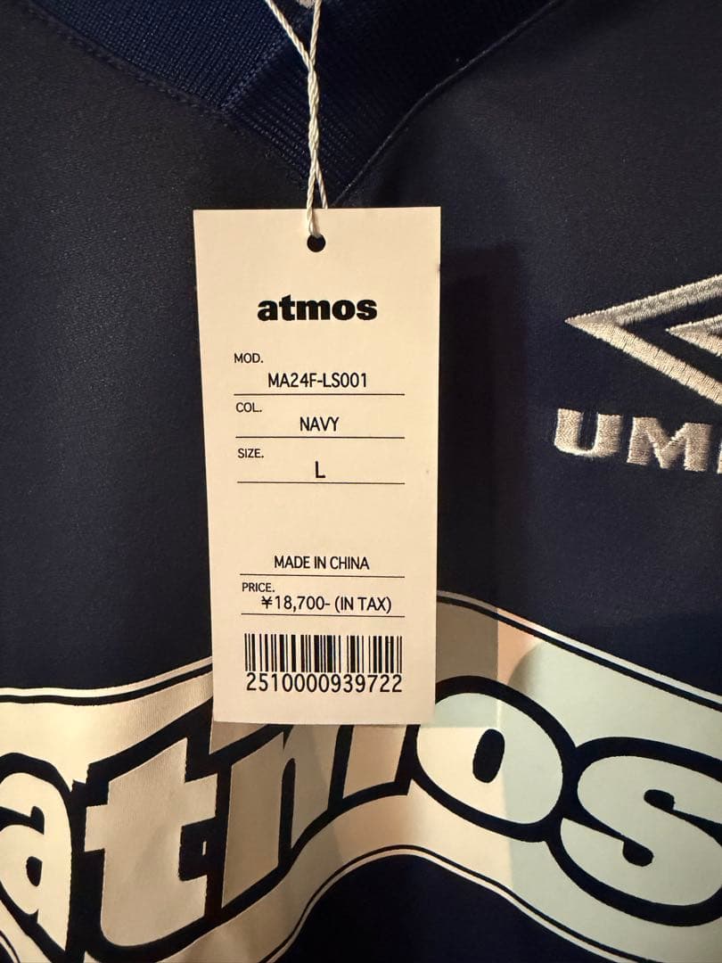 atmos MA24F-LS001 ネイビー L 長袖